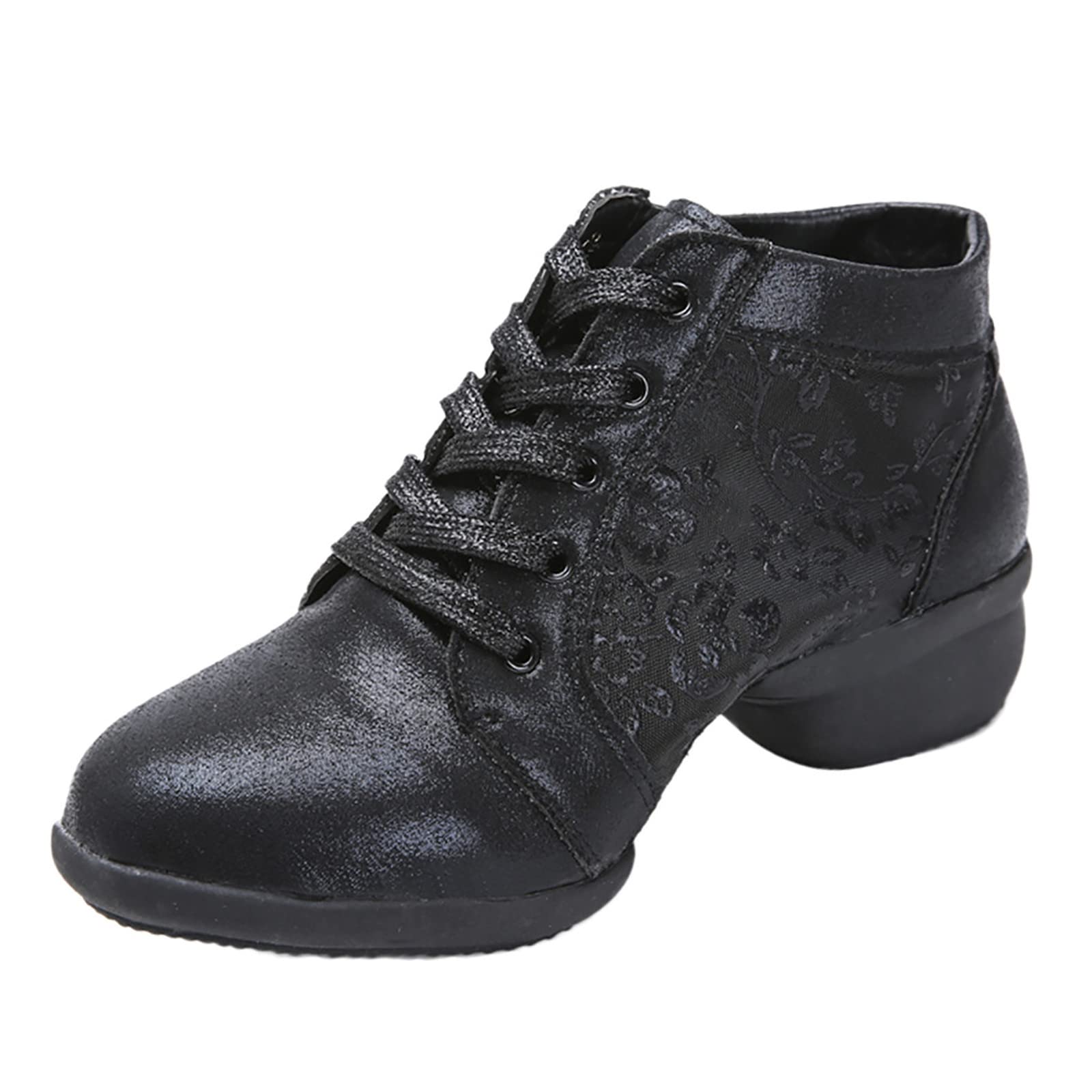 Women's Size 11 Latin Salsa Ballroom Dance Shoes - Comfortable Performance Shoes for Casual Dancing, Practice, and Social Events