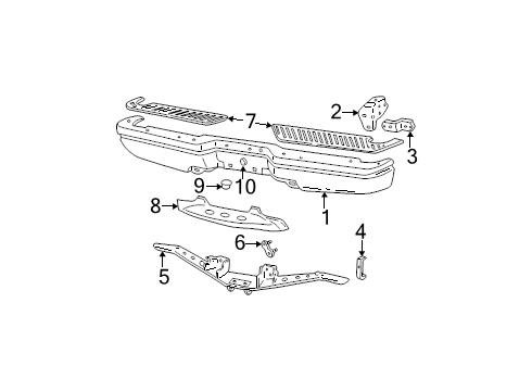 Ford Genuine F75Z-17A750-AA Bumper Mounting Bracket - Replacement Part for Ford Trucks & SUVs | Perfect for Off-Roading & Heavy-Duty Use