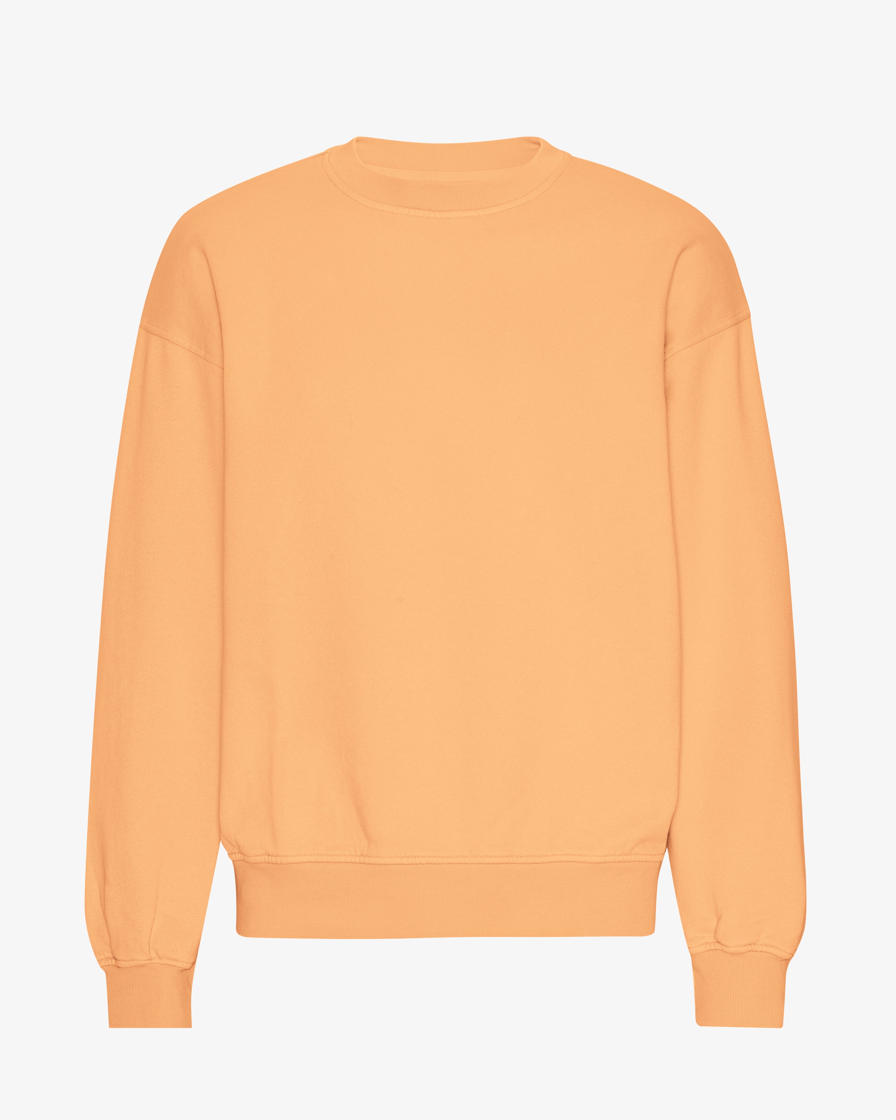 Organic Oversized Crewneck Sweatshirt for Women - Soft & Comfortable Sandstone Orange Pullover - Perfect for Casual Wear, Loungewear & Cozy Outfits