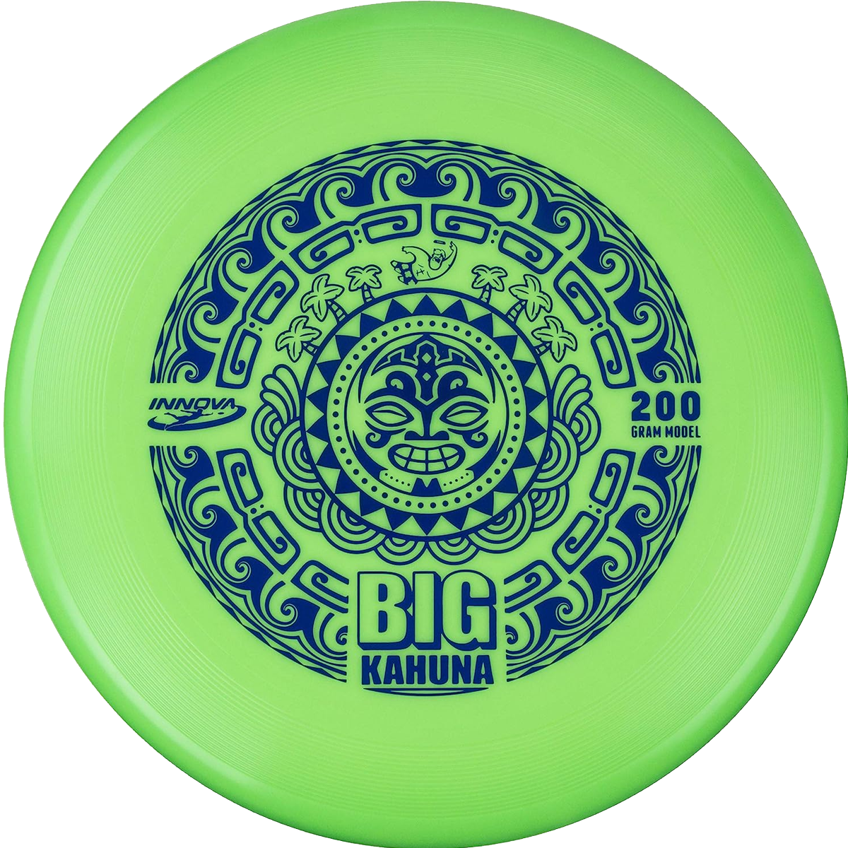 Big Kahuna Ultimate Disc Tiki - Premium Flying Disc for Beach Games, Backyard Fun & Outdoor Activities - Colorful Hawaiian Themed Frisbee for Adults & Kids
