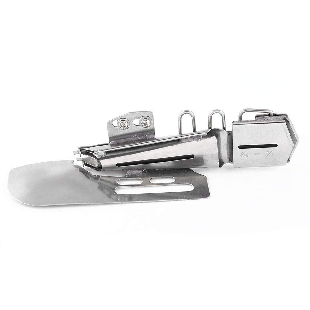 FTVOGUE 1Pc Flat Binder Seamer Folder Binding Attachment Tape Binder for Needle Sewing Machine (1-3/8