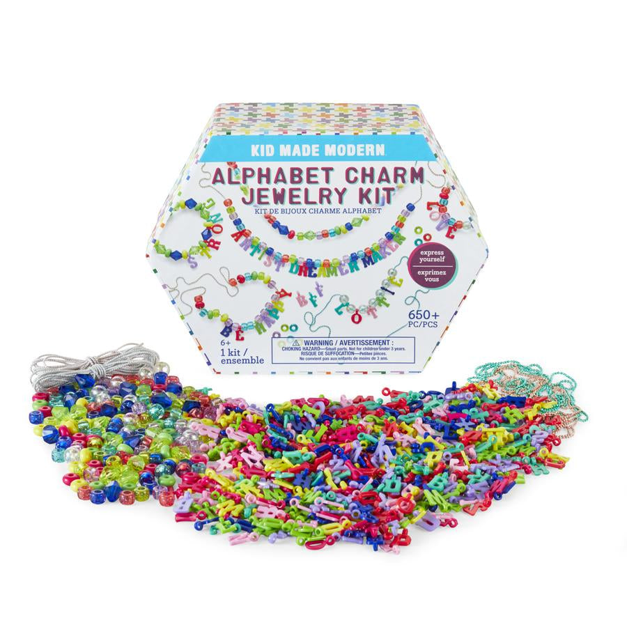 Alphabet Charm Jewelry Making Kit - DIY Beaded Letter Bracelet & Necklace Set for Women - Perfect for Gifts, Parties, and Personalized Fashion Accessories