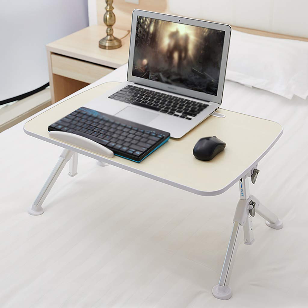 Foldable Adjustable Laptop Stand for Bed & Sofa - Portable Lap Desk with Height Adjustment, Multi-Purpose Bed Tray Table, Office Standing Desk Riser & Drafting Table - Perfect for Work, Study, Gaming & Relaxing in Bed or on Couch
