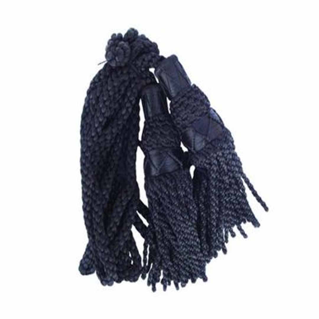 Premium Navy Blue Silk Bagpipe Cord - Perfect for Scottish Highland Bagpipe Players and Traditional Celtic Music Performances