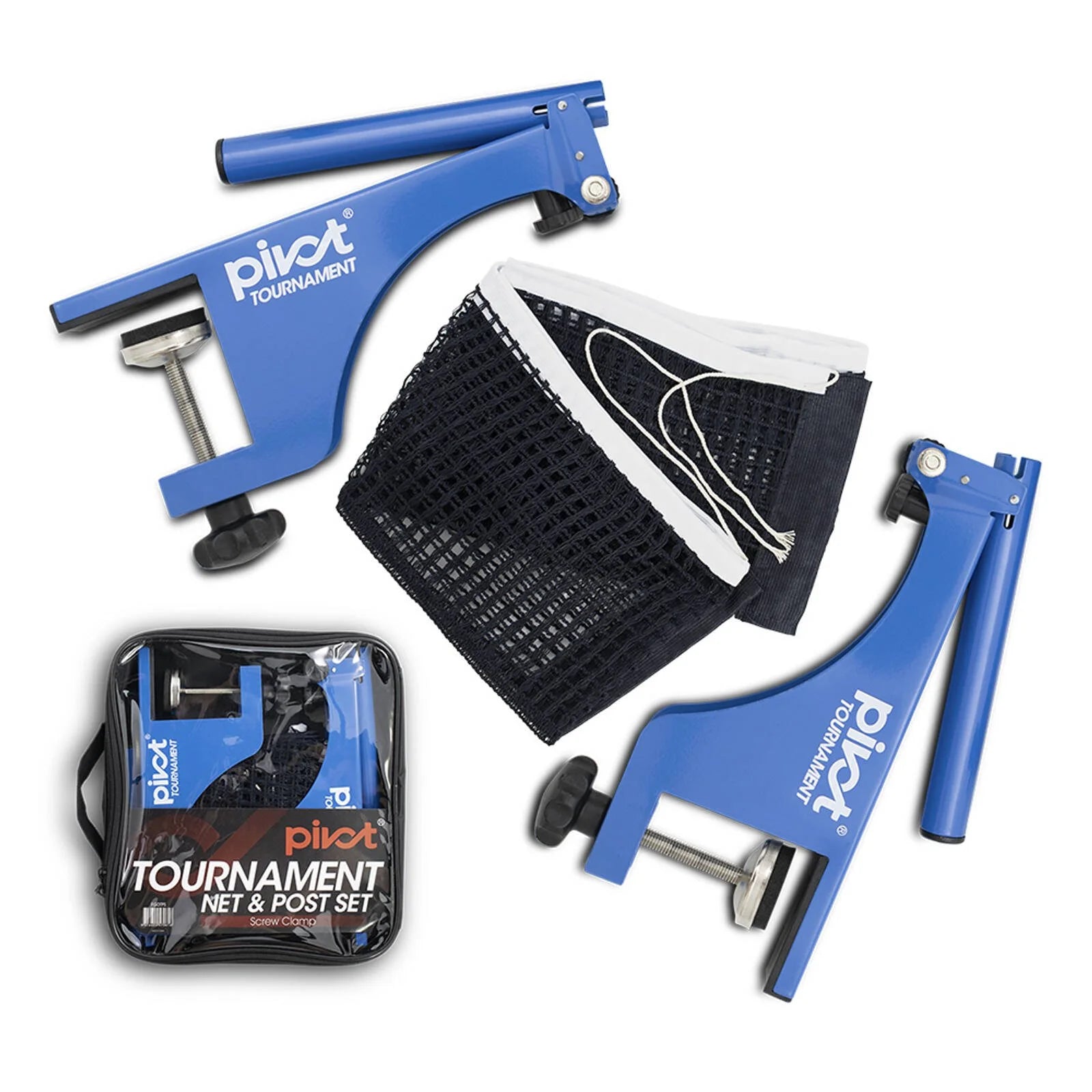 PIVOT FGDTPS Tournament Volleyball Net & Post Set - Professional Outdoor Sports Equipment for Beach, Backyard, and Competitive Play