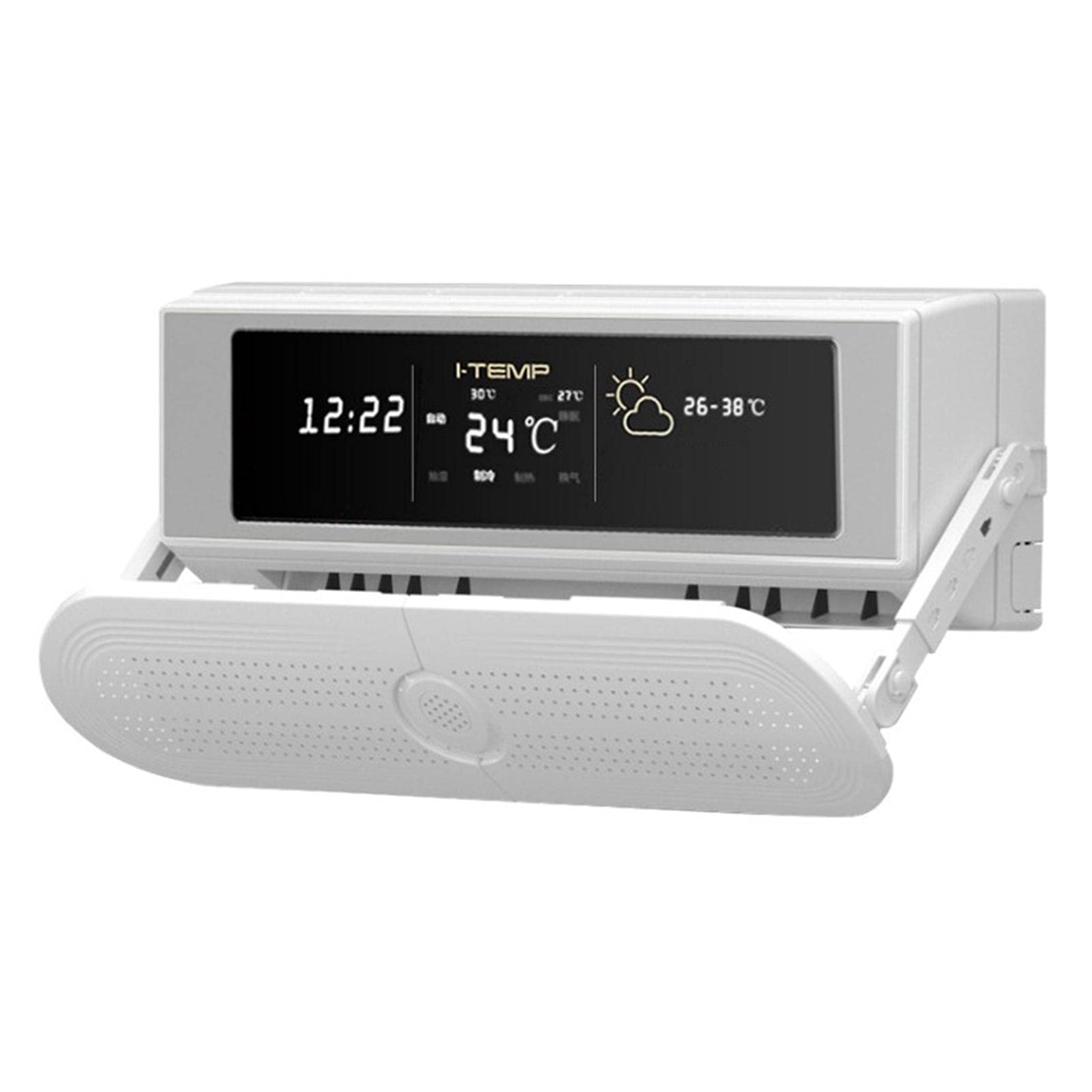 Lack Air Conditioner Deflector - Retractable Anti-Direct Blow Windshield Baffle | Adjustable Wall-Mounted AC Deflector for Home & Office | Perfect for Bedrooms, Nurseries & Confinement Rooms