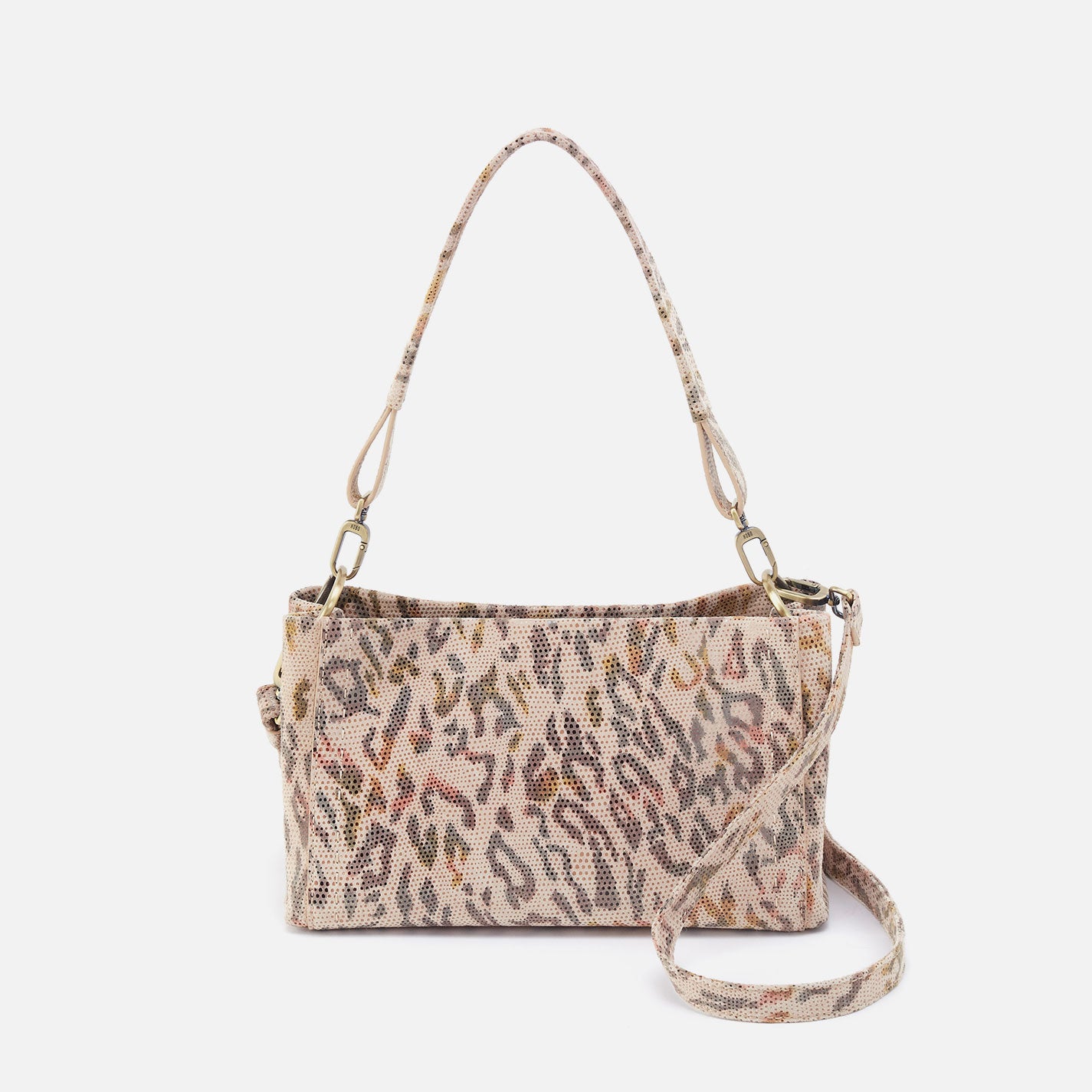 Seneca Shoulder Crossbody Bag in Printed Leather - Stylish Summer Safari Design for Women | Perfect for Travel, Shopping & Everyday Use