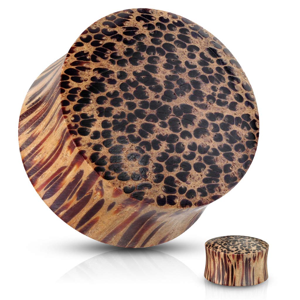 Organic Coco Wood Saddle Plug Jewelry for Stretching
