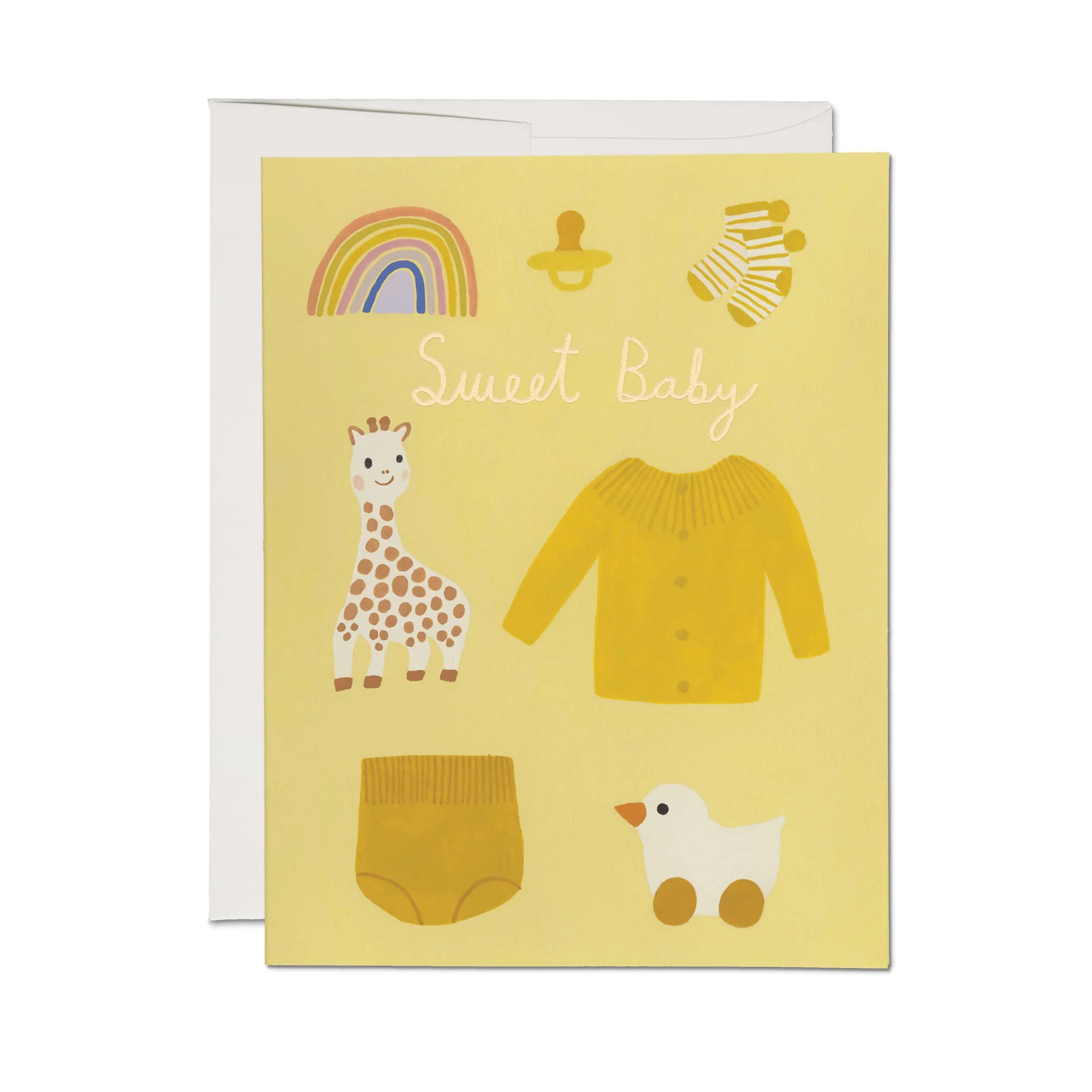 Baby Yellow Card - Newborn Milestone Photo Prop for Monthly Pictures | Perfect for Baby Shower, Birthday & First Year Keepsakes