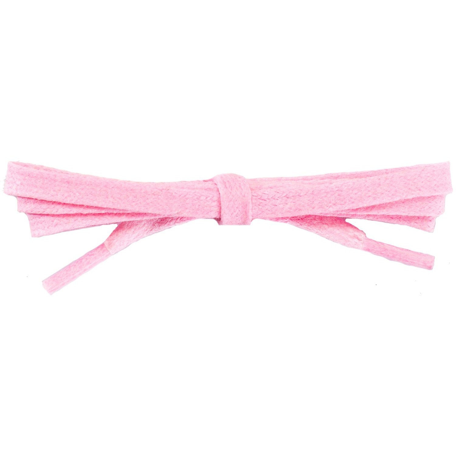Waxed Cotton 1/4 Inch Flat Dress Shoelaces - Pastel Pink (2 Pair Pack) for Oxfords, Loafers & Formal Shoes | Durable & Stylish Laces for Men & Women