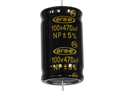 McBride MCC470E 470uF Capacitor - High Performance Electrolytic Capacitor for Power Supply, Audio Equipment & Electronic Circuits