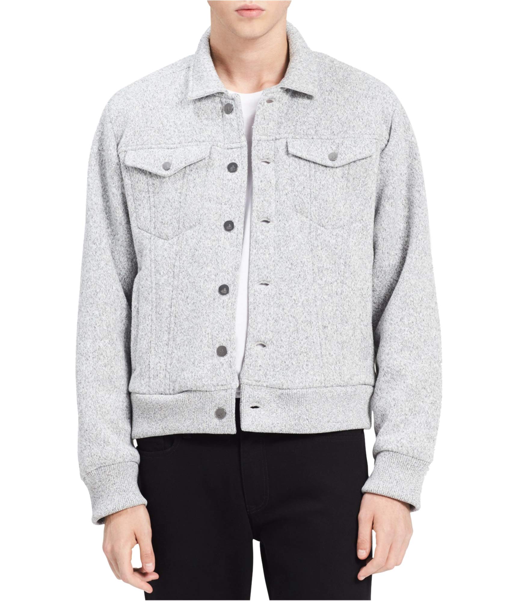 Calvin Klein Men's Bonded Fleece Trucker Jacket | Warm Winter Coat for Casual Outfits & Outdoor Activities | Perfect for Work, Travel & Everyday Wear