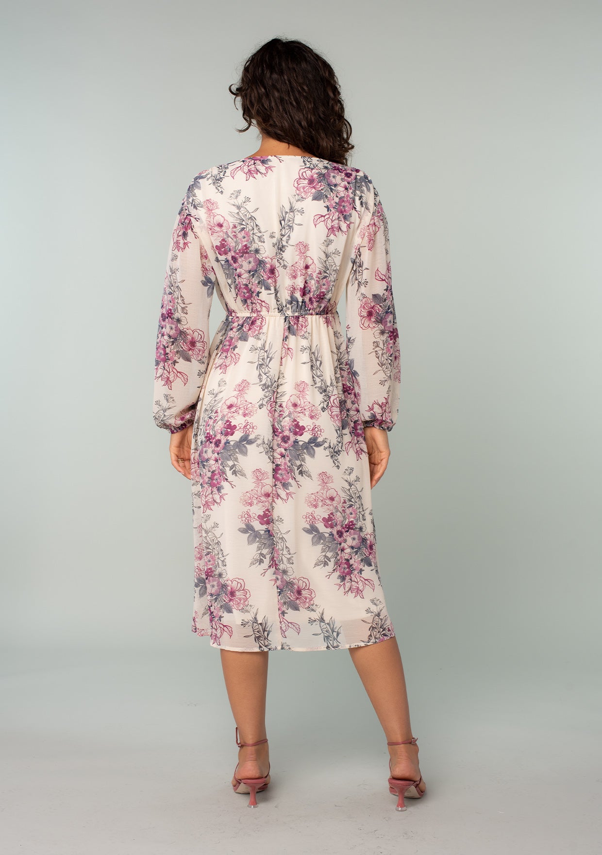 Amelie Midi Dress for Women - Flowy Summer Dress with Pockets, Casual Boho Style - Perfect for Beach, Vacation & Date Night Outfits