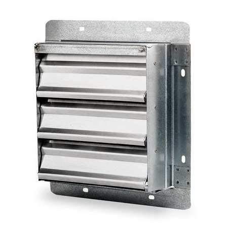 18.5 Inch Fan Shutter - Durable Metal Window Cover for Home Ventilation & Air Circulation - Perfect for Attic Fans, Exhaust Vents & HVAC Systems