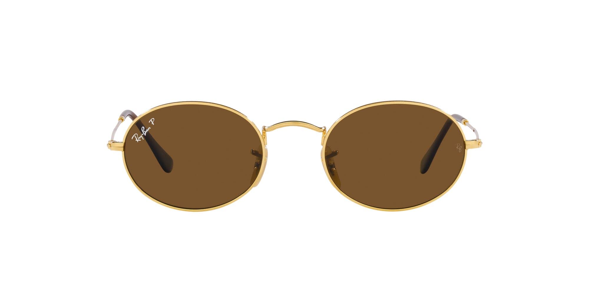 Ray-Ban RB3547 Oval Sunglasses for Men & Women - Classic Polarized UV Protection - Perfect for Driving, Beach & Outdoor Activities