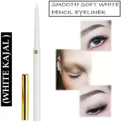 AGLEY Best Bold White Instant White Pencil Eyeliner - Waterproof, Long-Lasting & Smudge-Proof - Perfect for Makeup, Cosplay & Halloween Looks