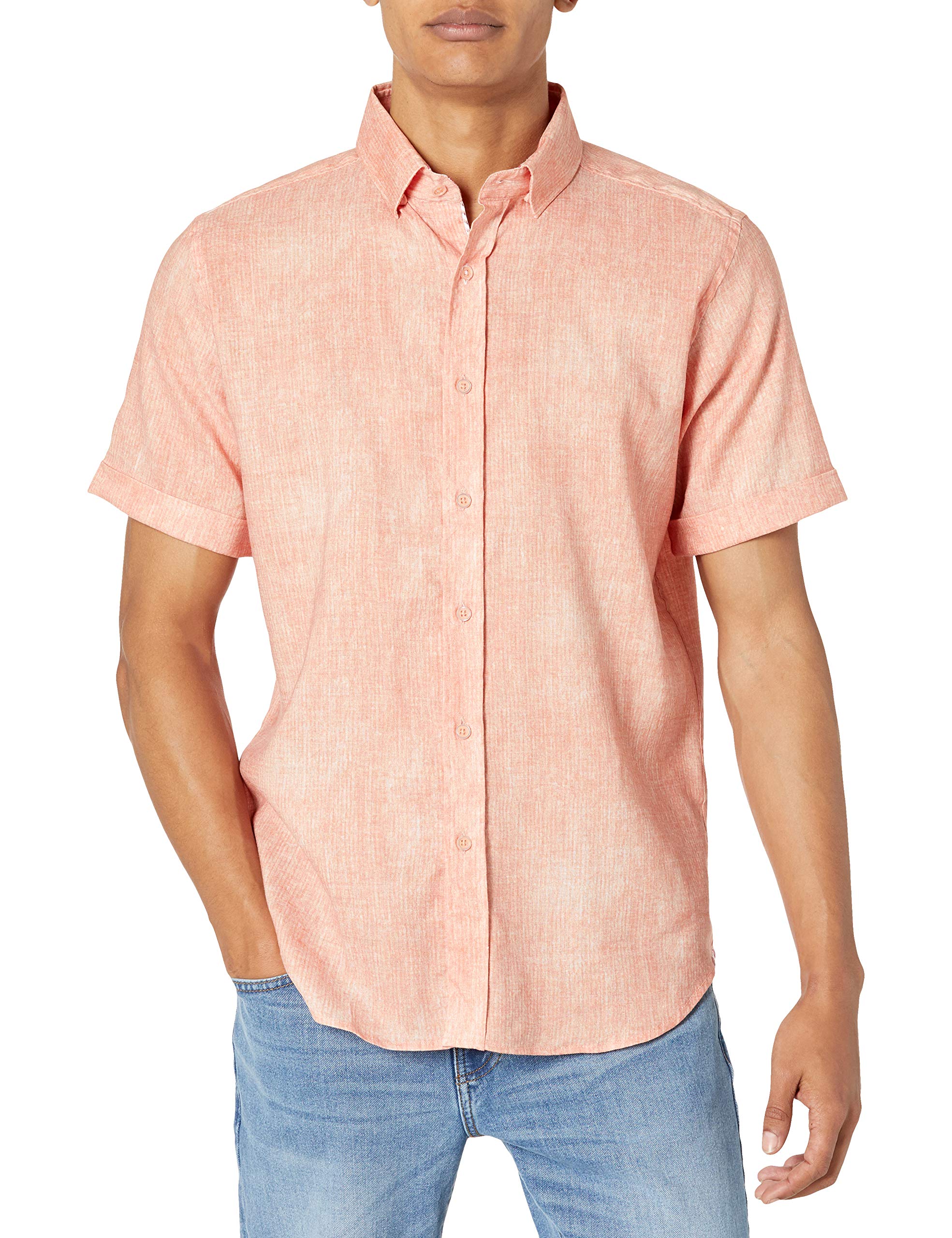 Robert Graham Men's Rylee Short Sleeve Woven Shirt - Stylish Casual Button Down for Summer, Business Casual & Outdoor Activities