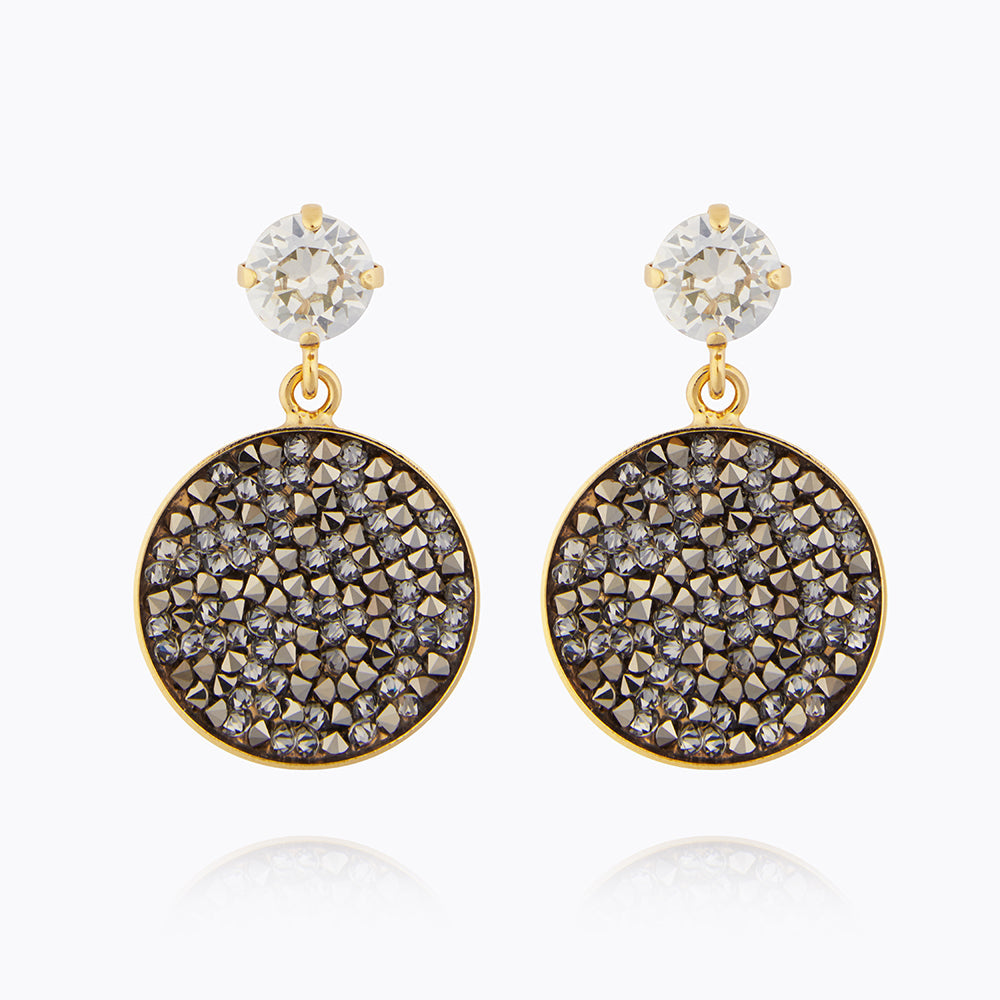 Chloe Light Gold Metallic Earrings for Women - Elegant Hoop & Stud Earrings for Daily Wear, Parties & Special Occasions