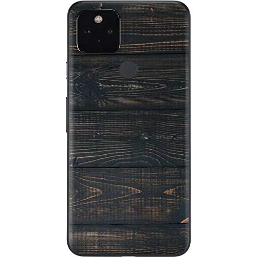 Google Pixel 4a 5G Wood Skin - Black Painted Design for Phone Protection & Style