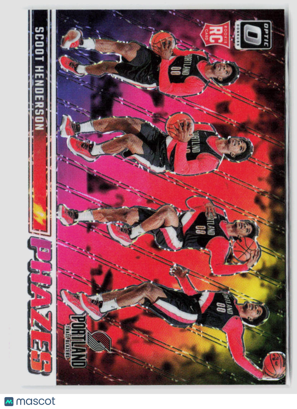 2023-24 Panini Optic Scoot Henderson Rookie Card #23 - NBA Basketball Trading Card for Collectors & Fans - Perfect for Sports Memorabilia Collections & Investment