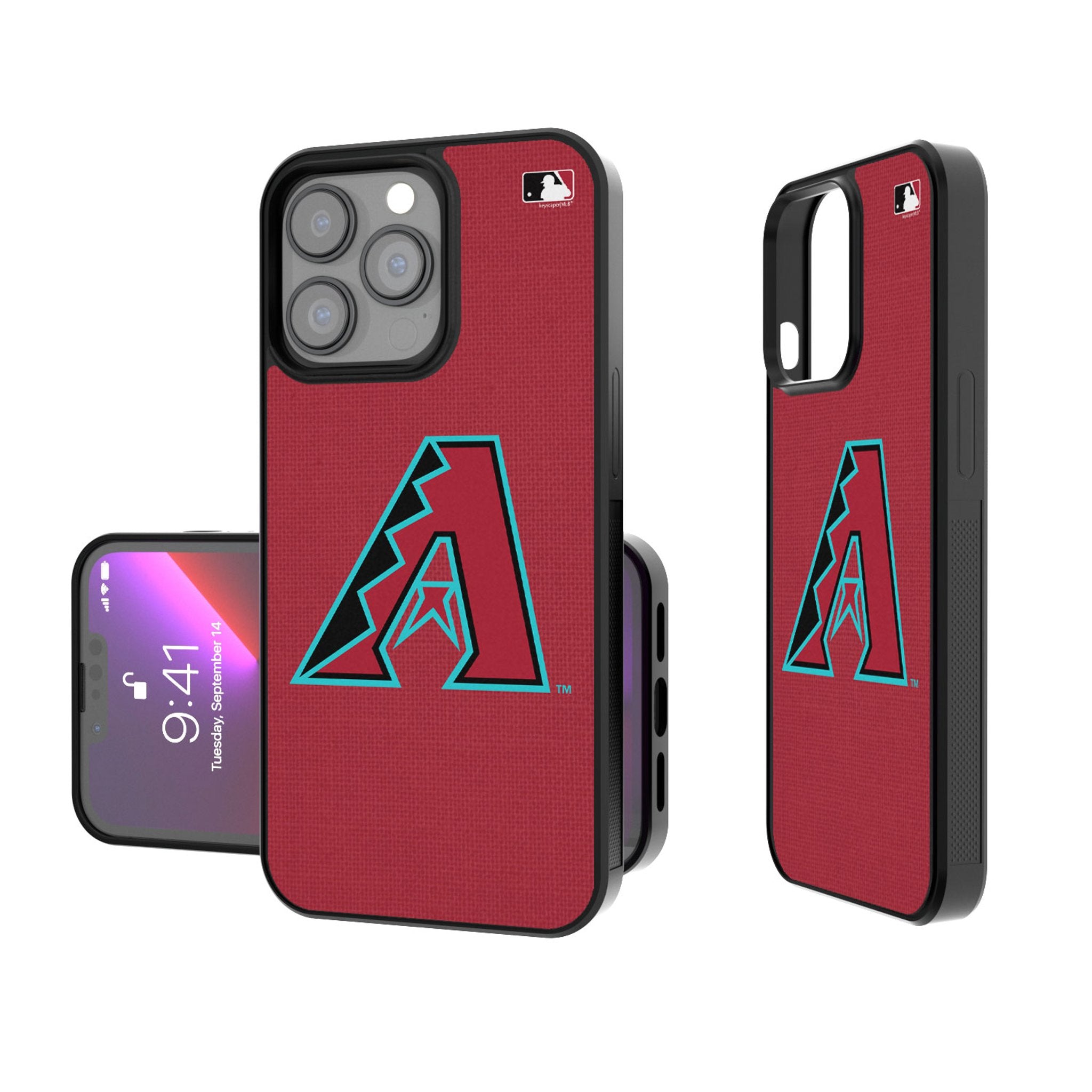 Arizona Diamondbacks Solid Bump Shockproof Phone Case - Protective Cover for iPhone & Android - Perfect for Baseball Fans & Game Day