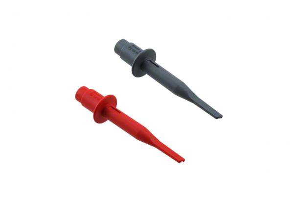 Fluke HC120 Set of 2 Premium Electrical Test Hook Clips - Ideal for Multimeter, Oscilloscope & Circuit Testing