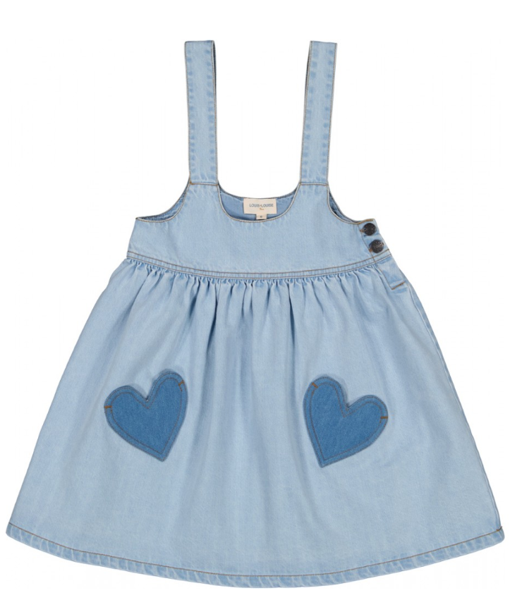 LOUIS LOUISE Girls' Popcorn Dress for Ages 3-10 Years - Cute Ruffled Party Dress for Birthday, Easter & Special Occasions
