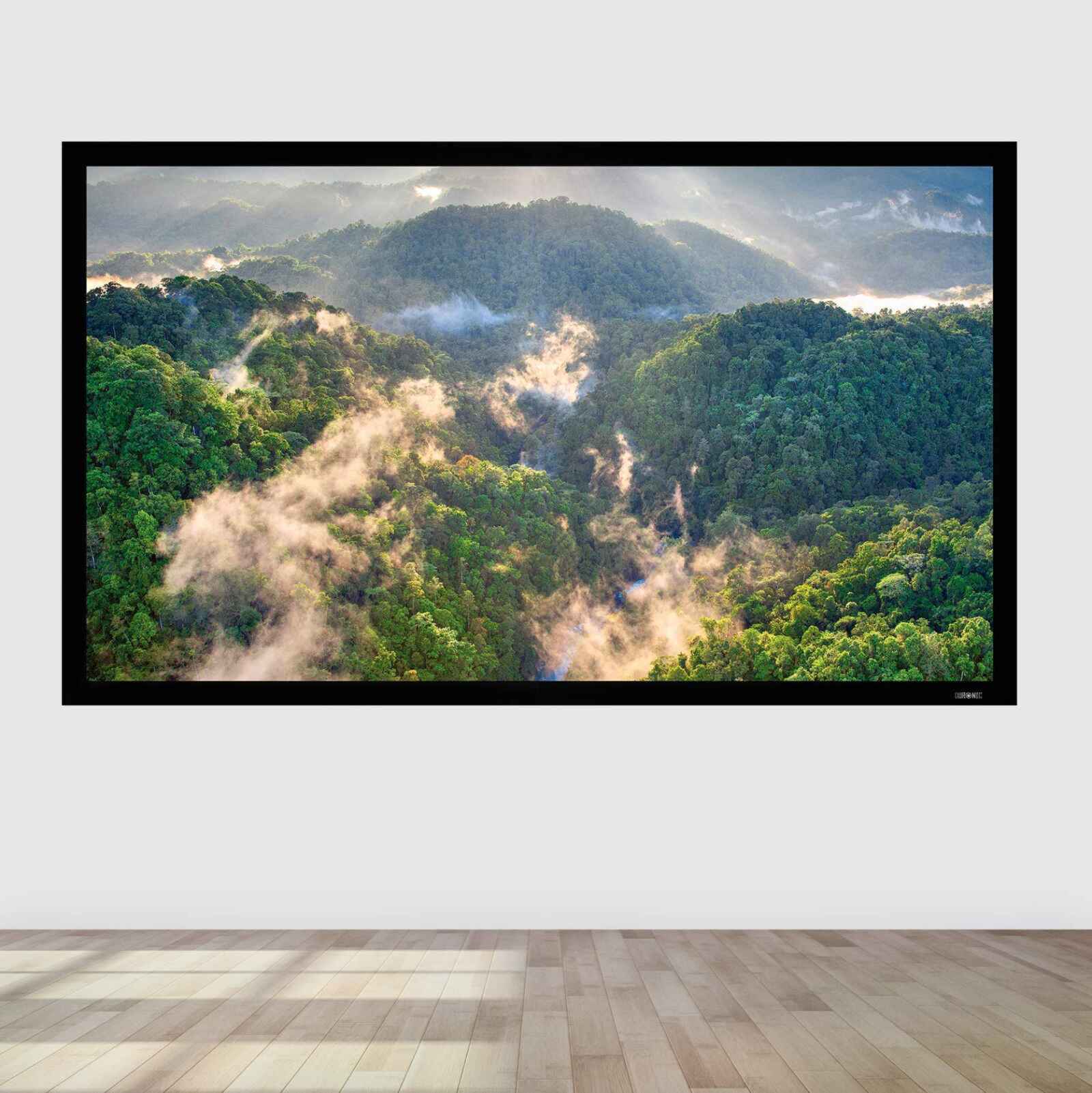 Duronic FFPS120/169 120-Inch Fixed Frame Projector Screen - HD Wall Mountable Home Theater Movie Screen with 16:9 Aspect Ratio | Perfect for Home Cinema, Classroom Presentations & Office Meetings