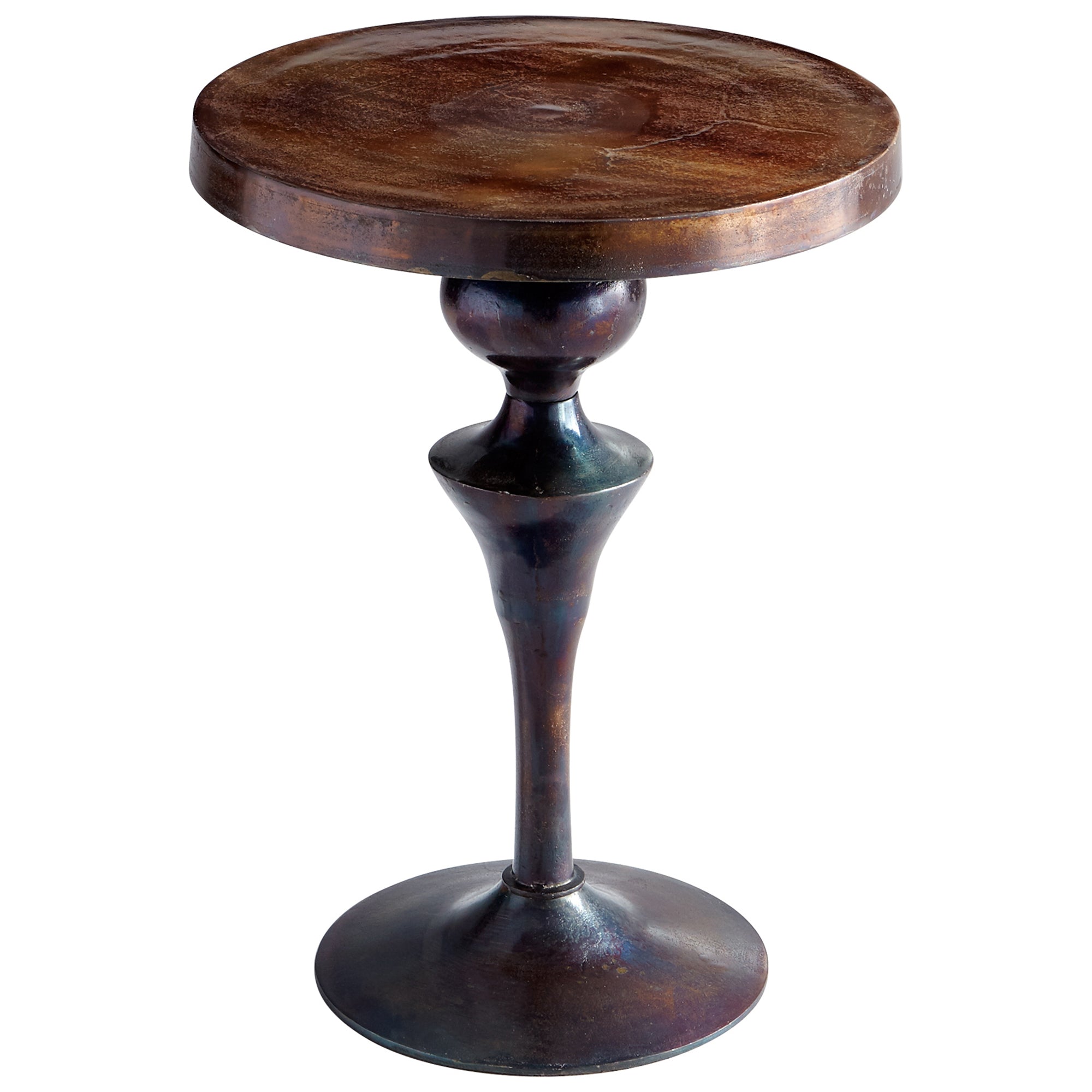 Cyan Design 08298 Gully Side Table - Bronze Finish Medium Accent Table for Living Room, Bedroom, or Office Decor