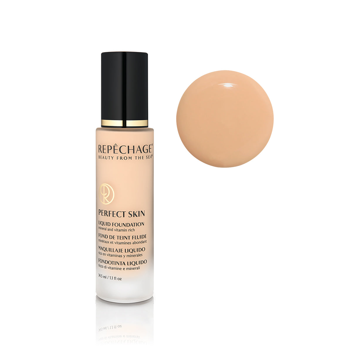 Perfect Skin Liquid Foundation - Neutral Cool Tone (PS01) | Flawless Full Coverage Makeup for All-Day Wear | Ideal for Daily Use, Special Occasions & Photography