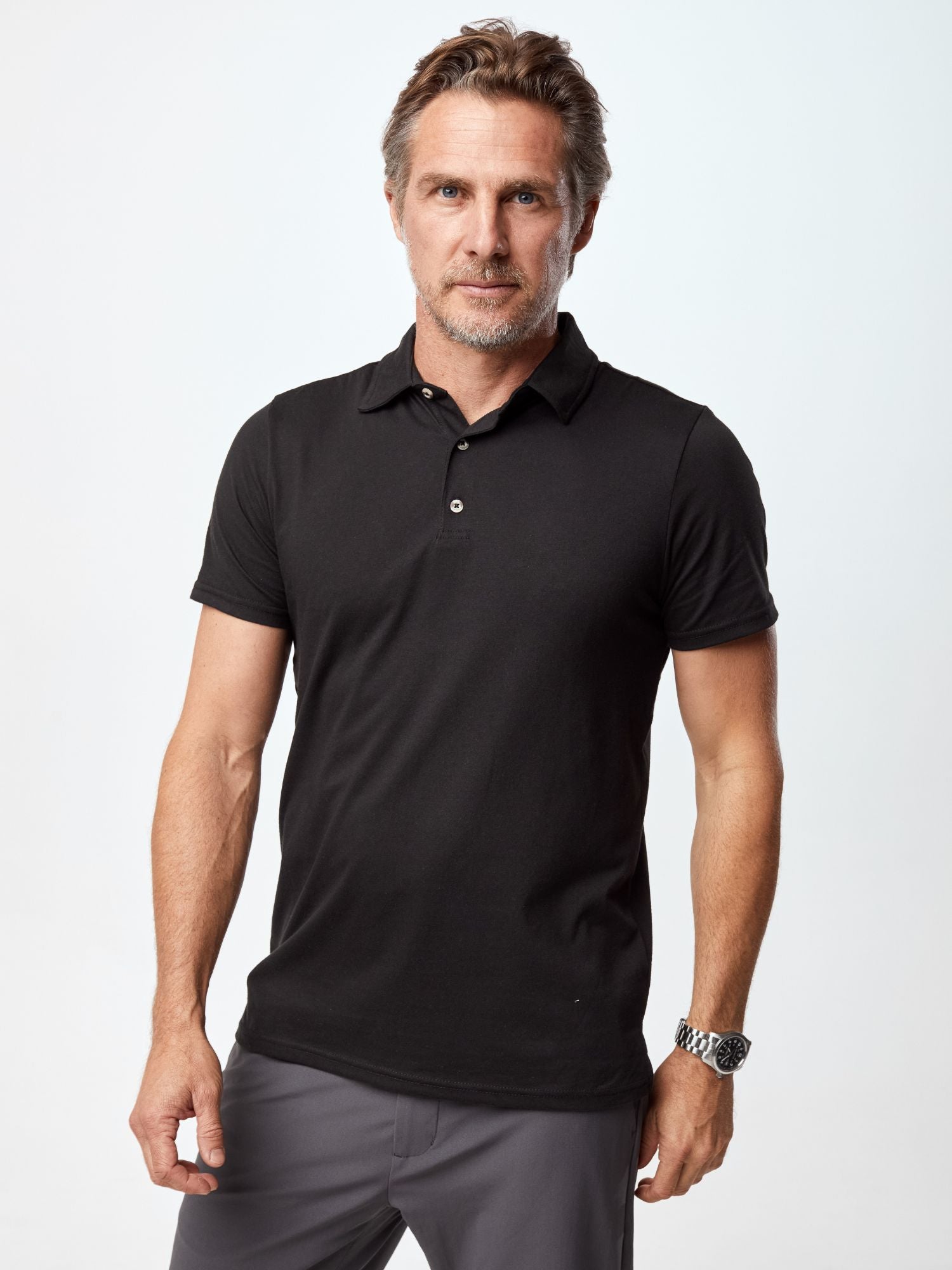 Men's Classic Polo Shirts 3-Pack - Comfortable & Breathable Cotton Blend for Casual Wear - Perfect for Father's Day Gifts, Office & Weekend Outfits