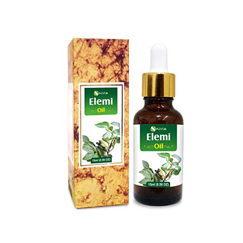 100% Pure Elemi Essential Oil - Undiluted, Natural & Uncut with Dropper (15ml) for Aromatherapy, Massage & DIY Skincare
