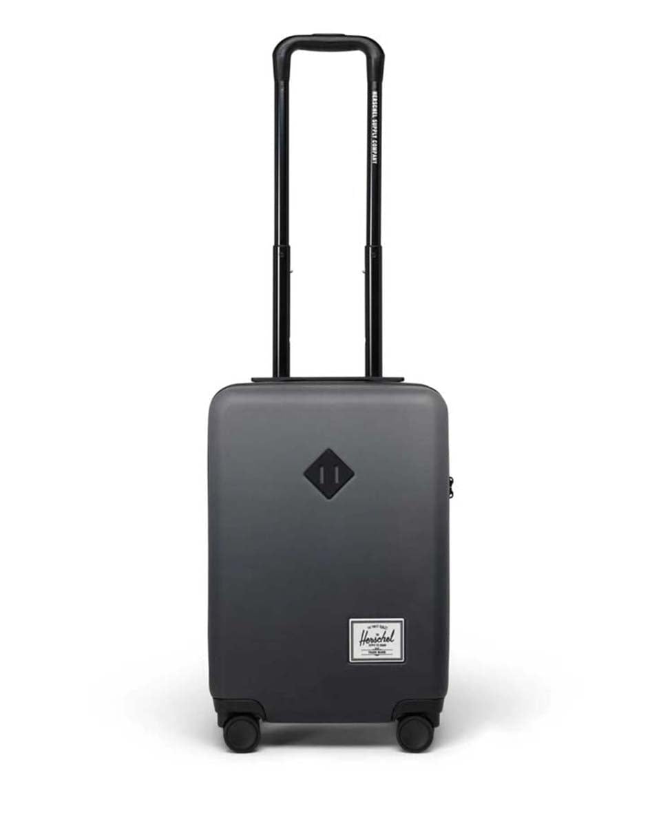 Herschel Heritage Hardshell Carry On Luggage - Black Gradient | Lightweight Durable Suitcase for Travel & Business Trips | TSA Approved Spinner Luggage with Smooth Wheels