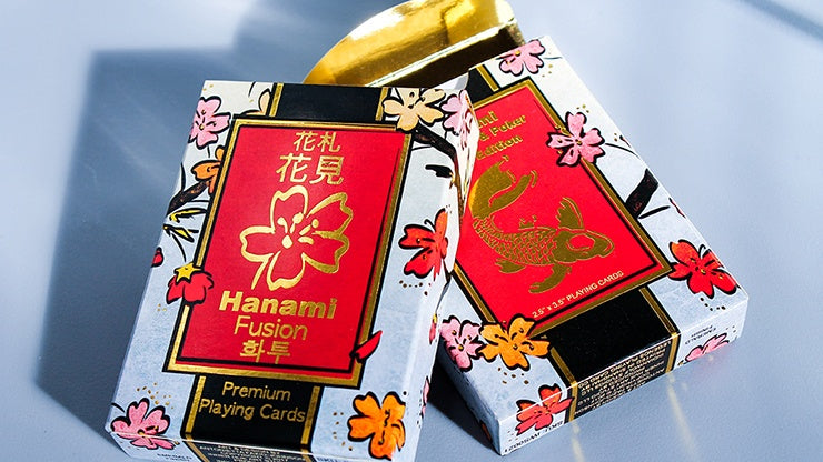 Limited Edition Hanami Fusion Poker Size Playing Cards - Perfect for Game Nights, Magic Tricks & Collectors