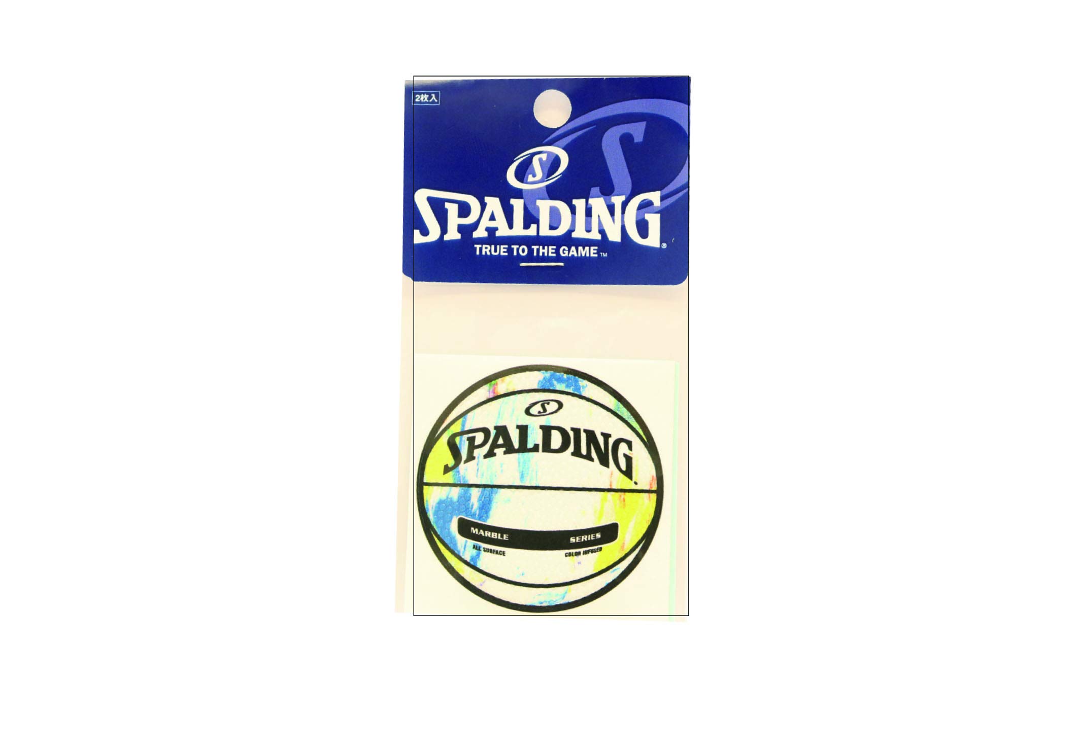 **Spalding Basketball Accessories - Multi-Marble Seal Ball Sticker (14-001ML) - Perfect for Indoor/Outdoor Courts, Training & Game Enhancement**