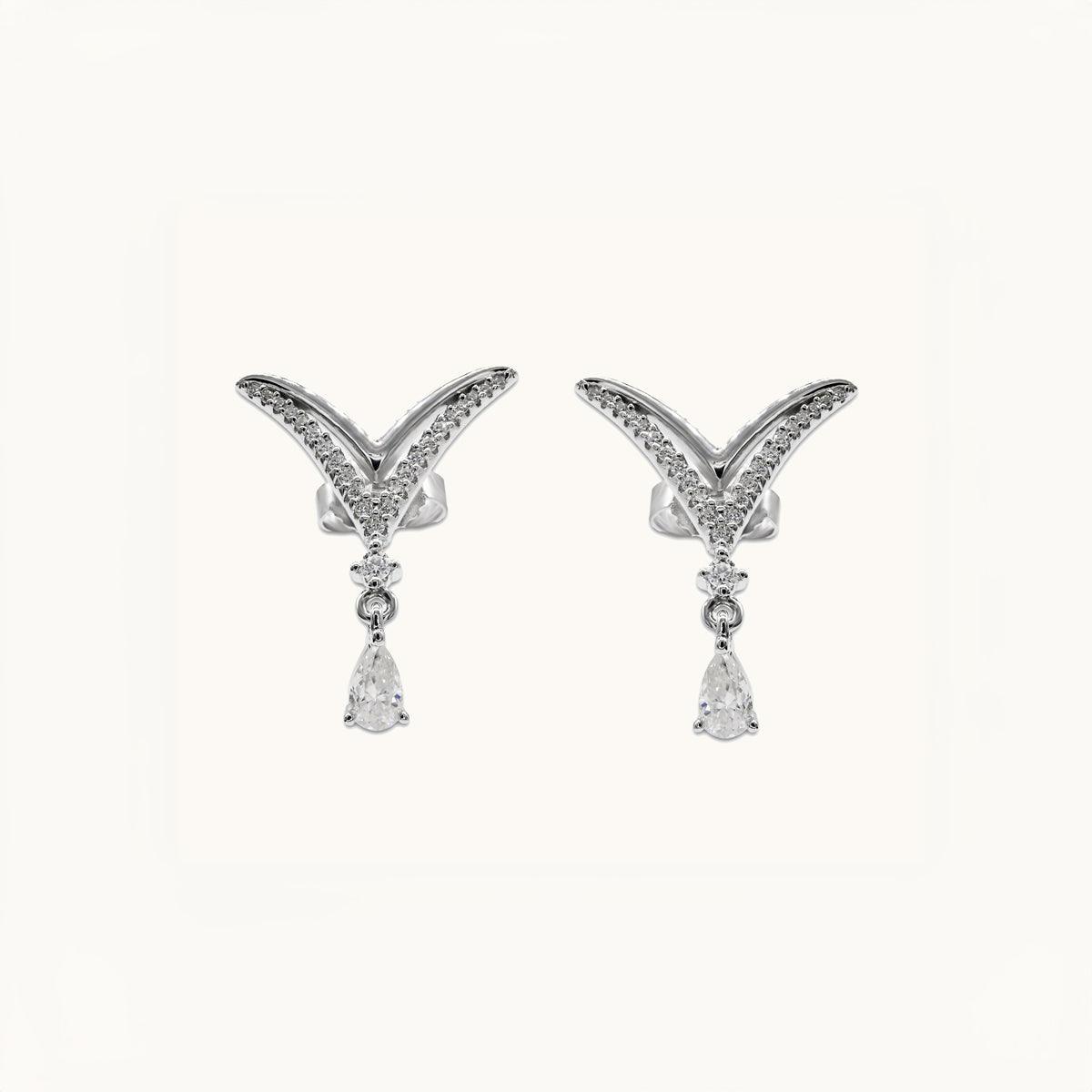 Youth Moissanite Drop Earrings for Women - Dainty & Elegant Jewelry Gift for Birthday, Anniversary & Special Occasions