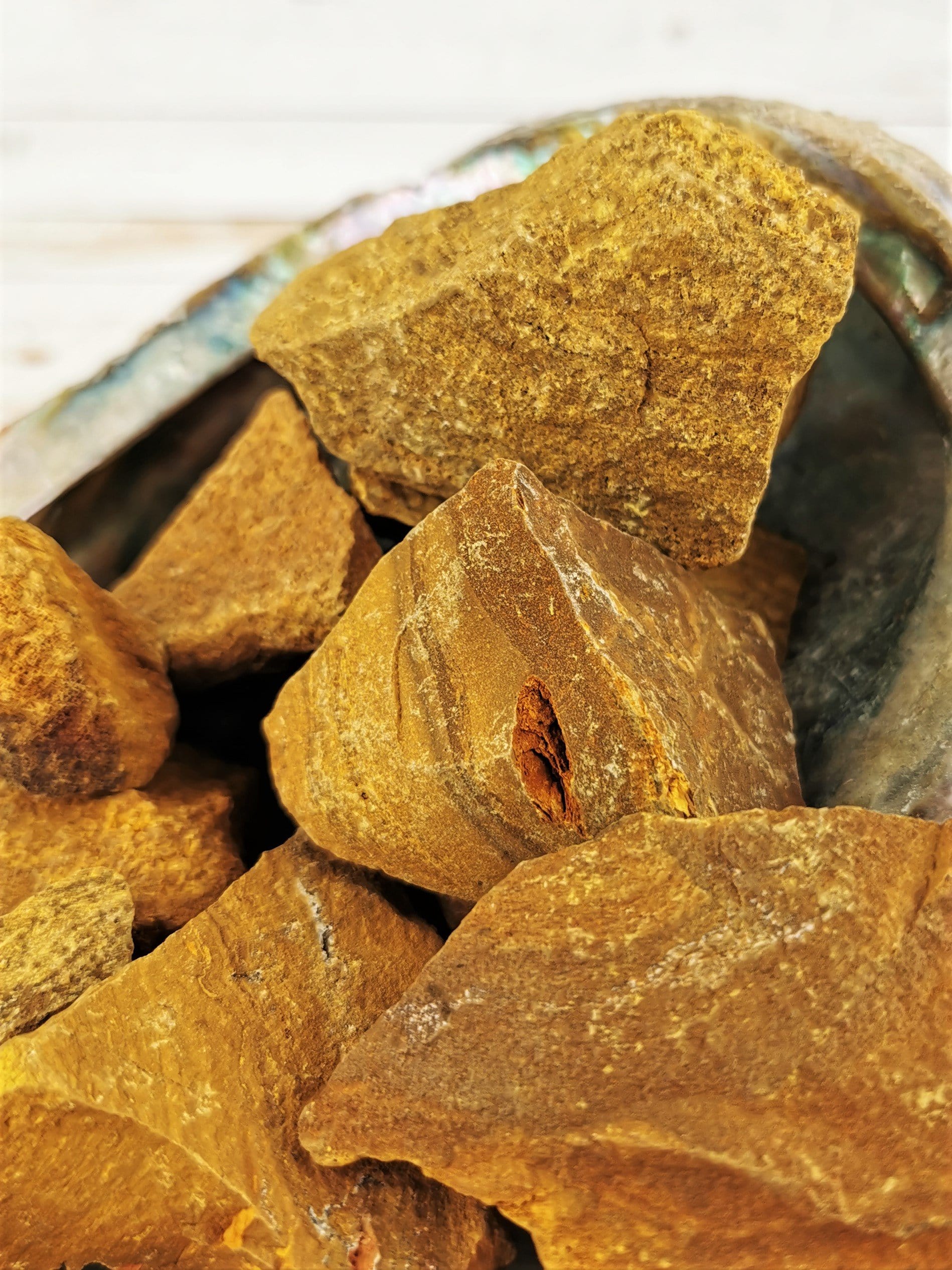 Natural Brown Jasper Rough Stones - 2lb Bulk Raw Healing Crystals for Reiki, Meditation & Home Decor | Crystal Healing, Jewelry Making & Spiritual Gifts