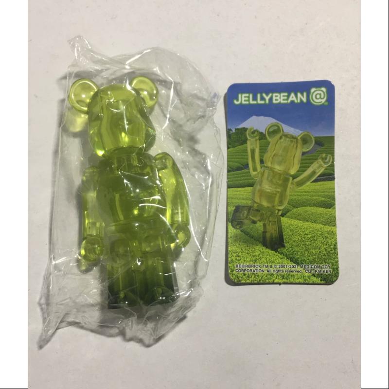 Bearbrick Series 42 JELLYBEAN Green 100% Collectible Vinyl Art Toy - Limited Edition Designer Figure for Display & Home Decor