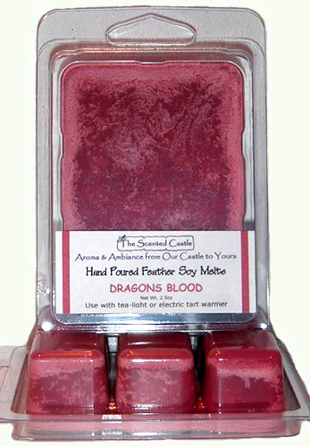 2 Pack Scented Soy Wax Melts - Dragon's Blood Fragrance for Wax Warmers | Long-Lasting Aromatherapy Home Decor | Perfect for Living Room, Bedroom & Office Relaxation