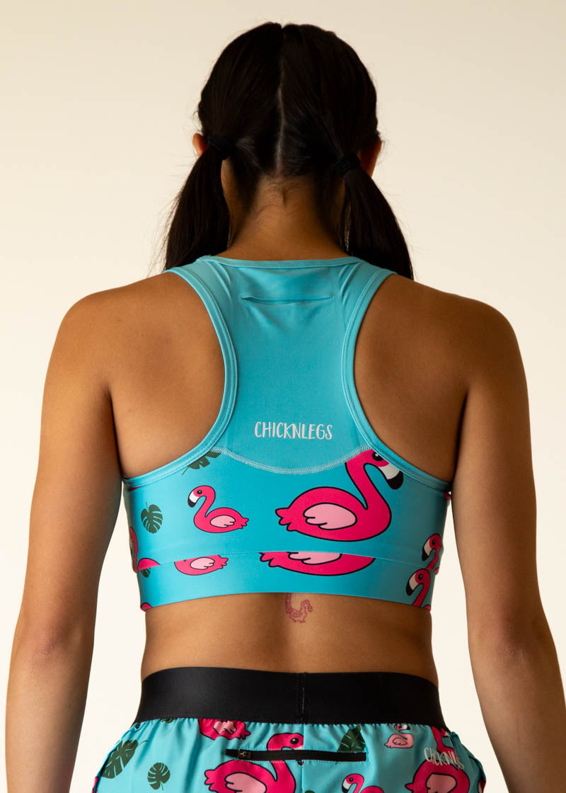 Blue Flamingo OG Sports Bra - High Support Workout Top for Women | Perfect for Yoga, Running & Gym