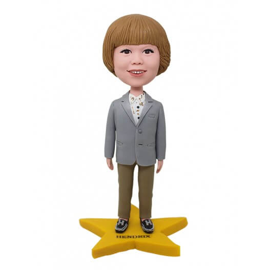 Custom Fashion Bobblehead Doll - Personalized Girl Bobblehead Figurine for Gifts, Collectibles & Home Decor | Birthday, Wedding, Office Desk Decoration