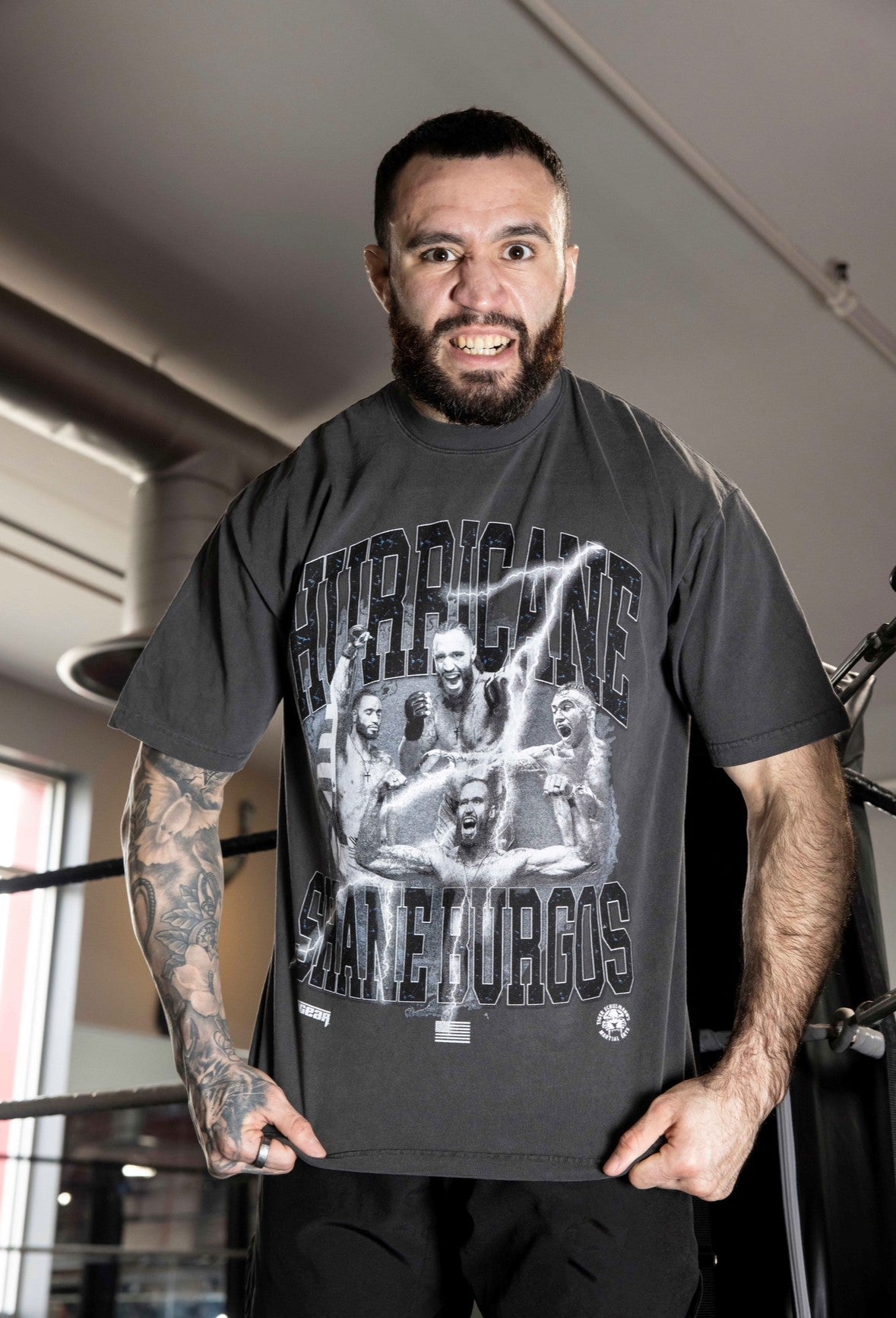 Hurricane Shane Fighter T-Shirt - Men's Graphic Tee for Casual Wear, Street Style & Everyday Outfits