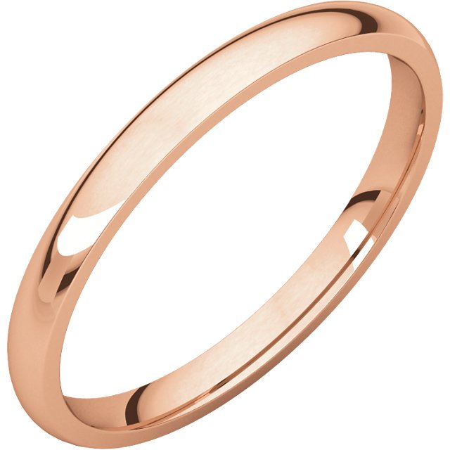 14K Gold 2mm Comfort Fit Wedding Band for Women - Elegant & Lightweight Ring for Bridal, Anniversary, or Everyday Wear
