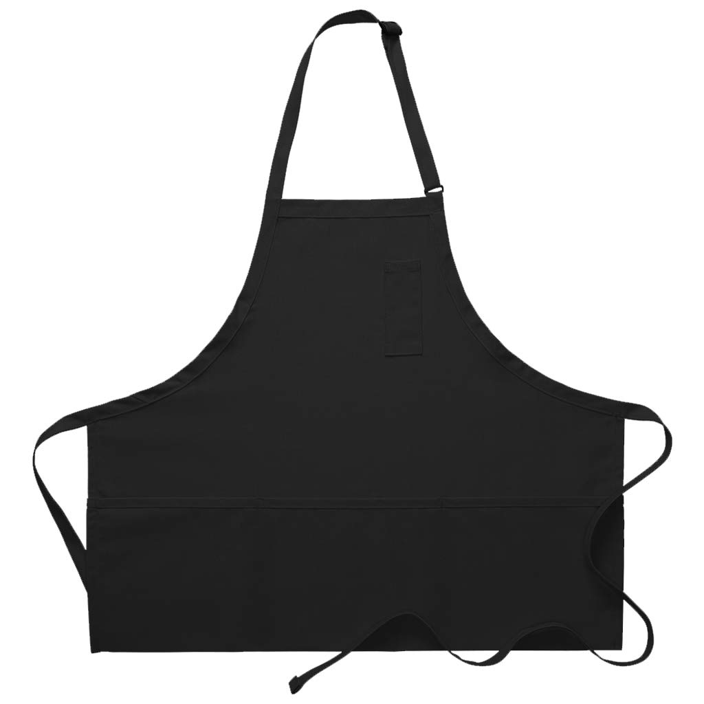 DayStar Apparel 201 Professional Chef Apron with 3 Pockets & Pencil Holder - Perfect for Cooking, Baking, Grilling & Restaurant Work