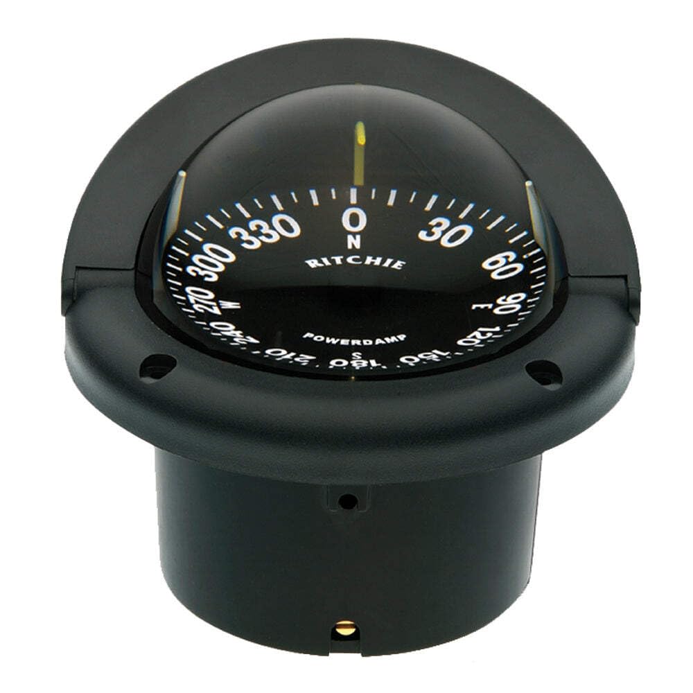 Ritchie HF-742 Helmsman Flush Mount Compass - Black - Perfect for Marine Navigation & Boating