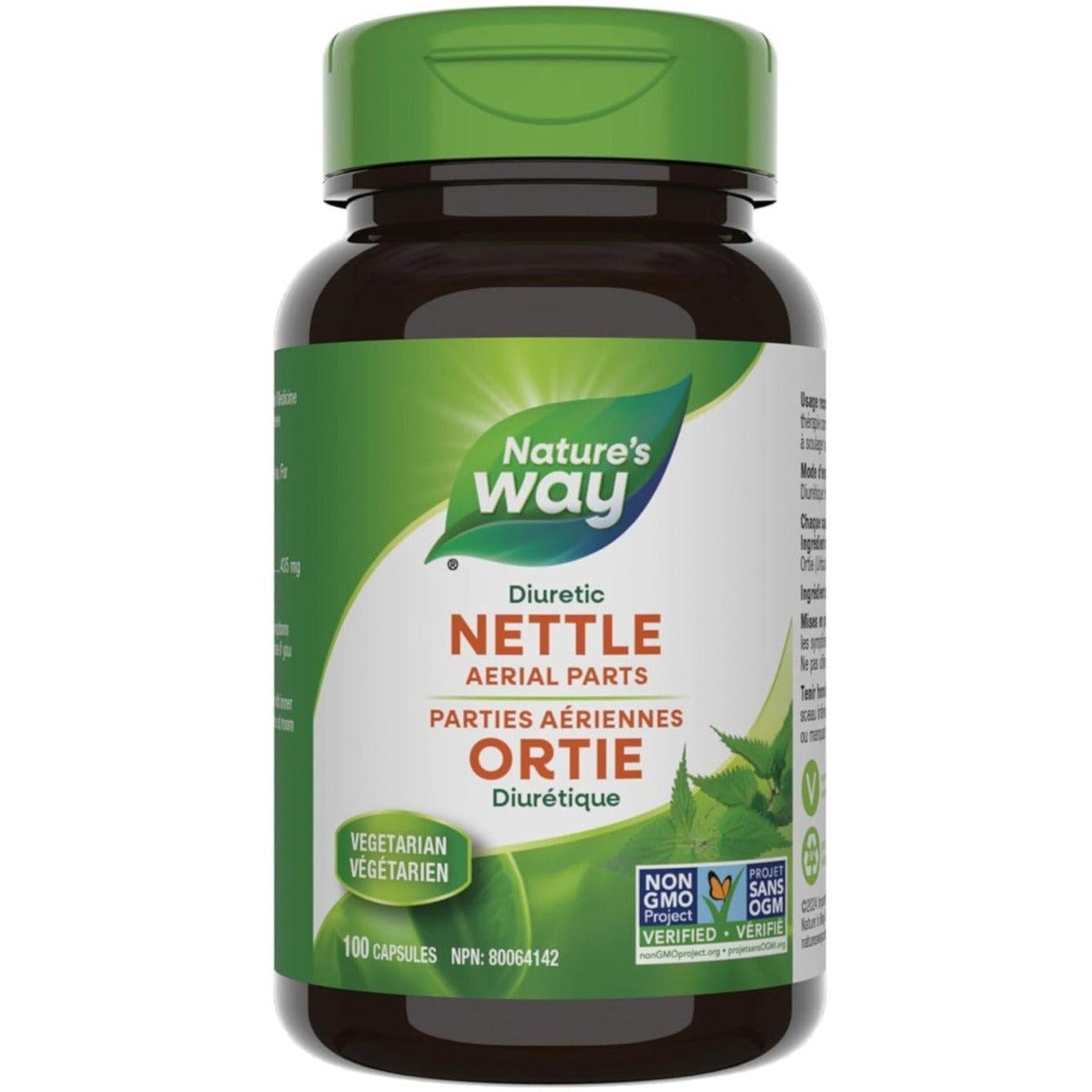 Nature's Way Nettle Leaf Capsules 100 Count - Organic Stinging Nettle Supplement for Allergy Relief & Joint Support - Supports Healthy Immune System & Urinary Tract Health - Perfect for Seasonal Allergies & Inflammation Relief