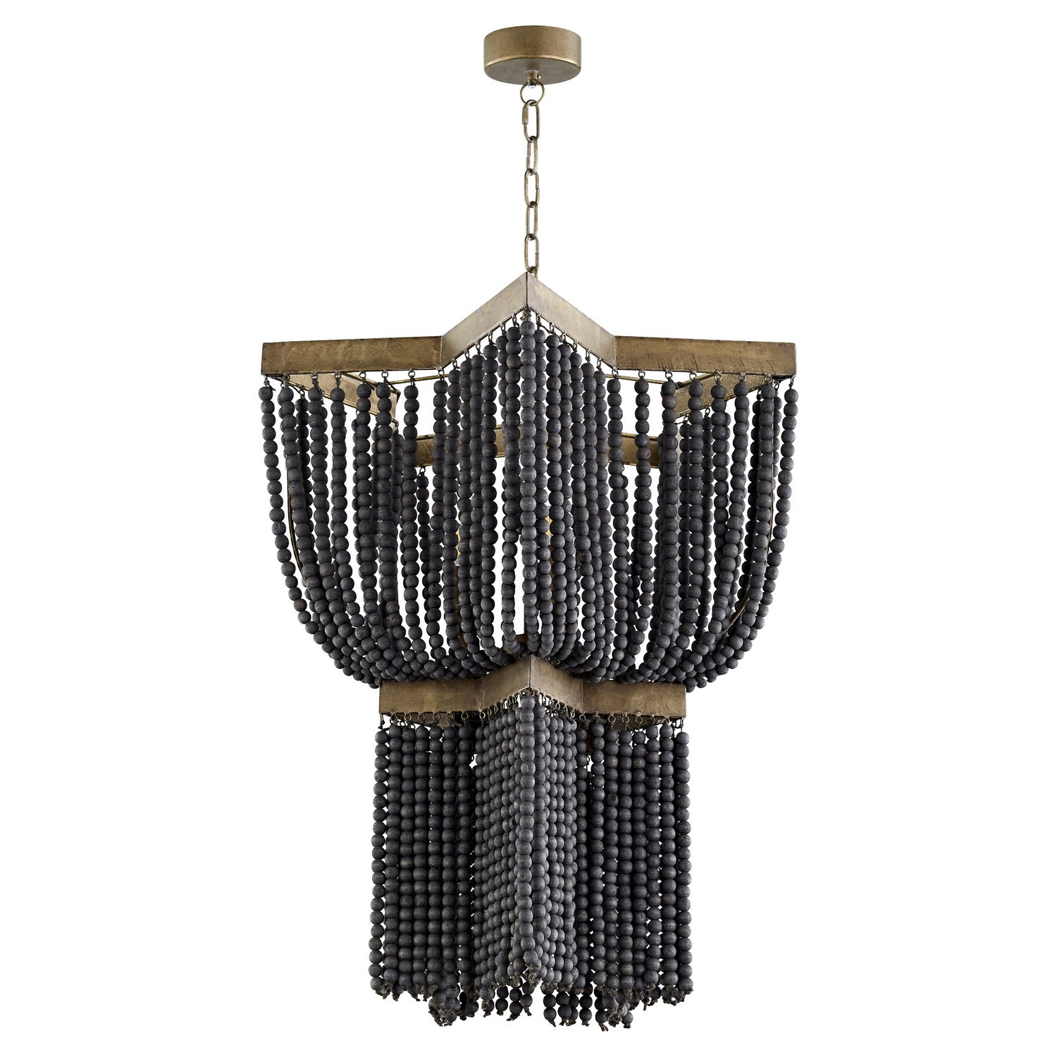 Cyan Design 11243 Estrella Black Wide Pendant Light - Modern Ceiling Fixture for Dining Room, Bedroom & Living Room Lighting