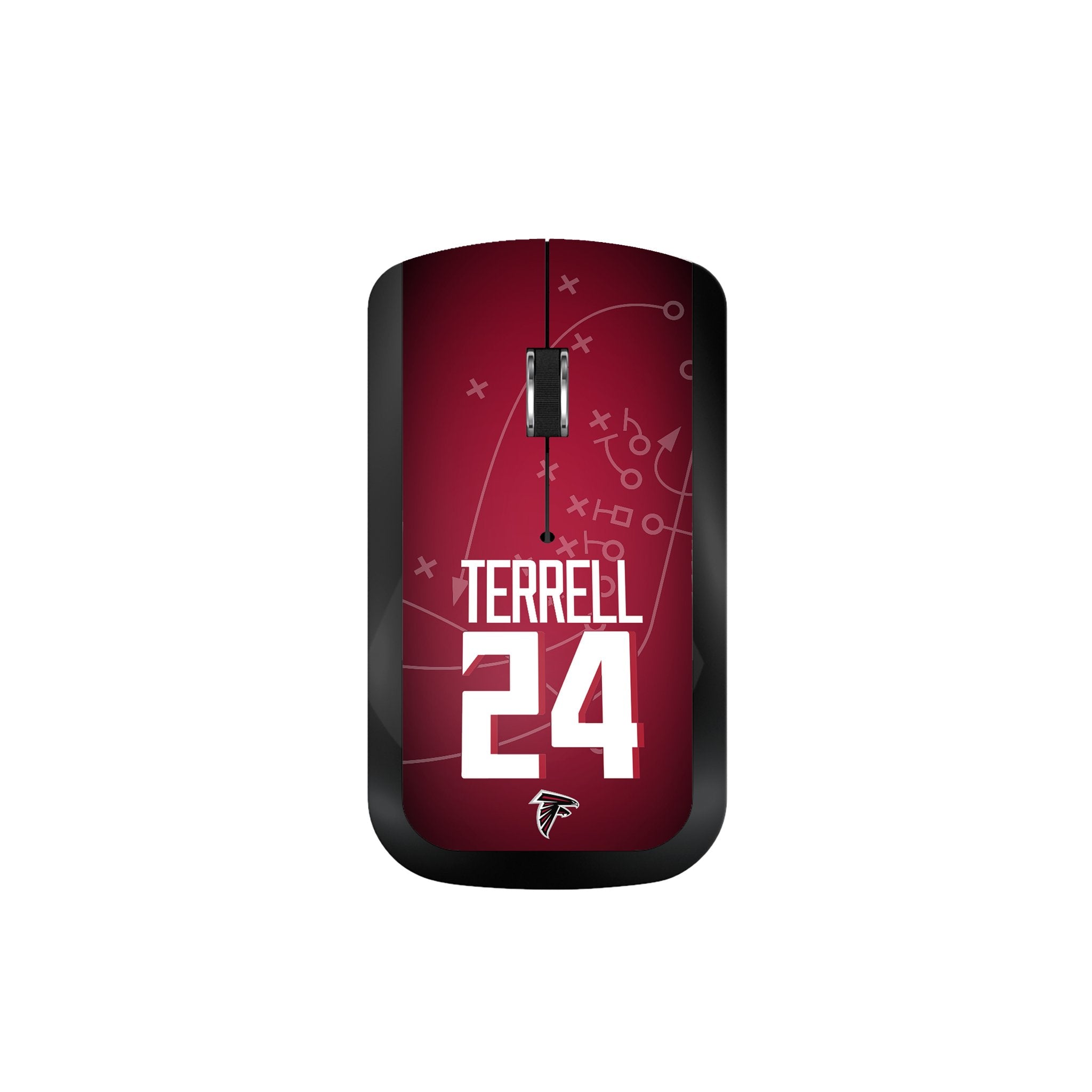 A.J. Terrell Atlanta Falcons 24 Wireless Gaming Mouse - Ergonomic Design for PC, Laptop, Mac - Perfect for Gaming, Office Work & Home Use