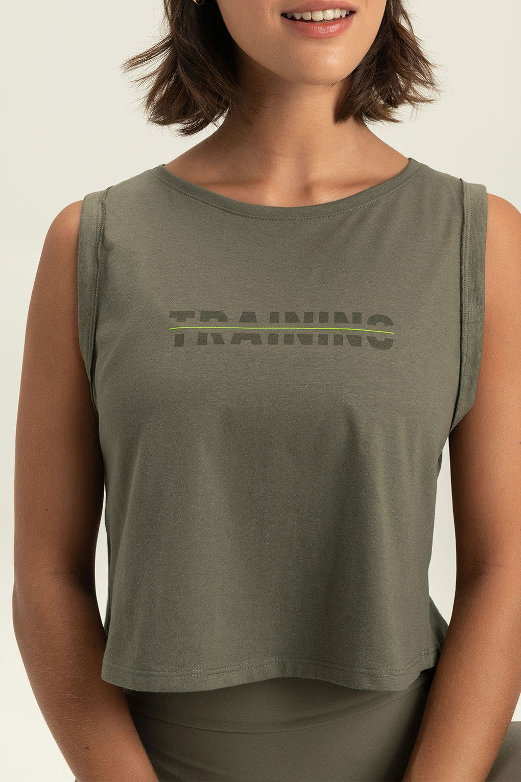 Atlantis Crop Tank Top for Women - Trendy Summer Workout & Yoga Tops - Perfect for Gym, Running, and Casual Wear