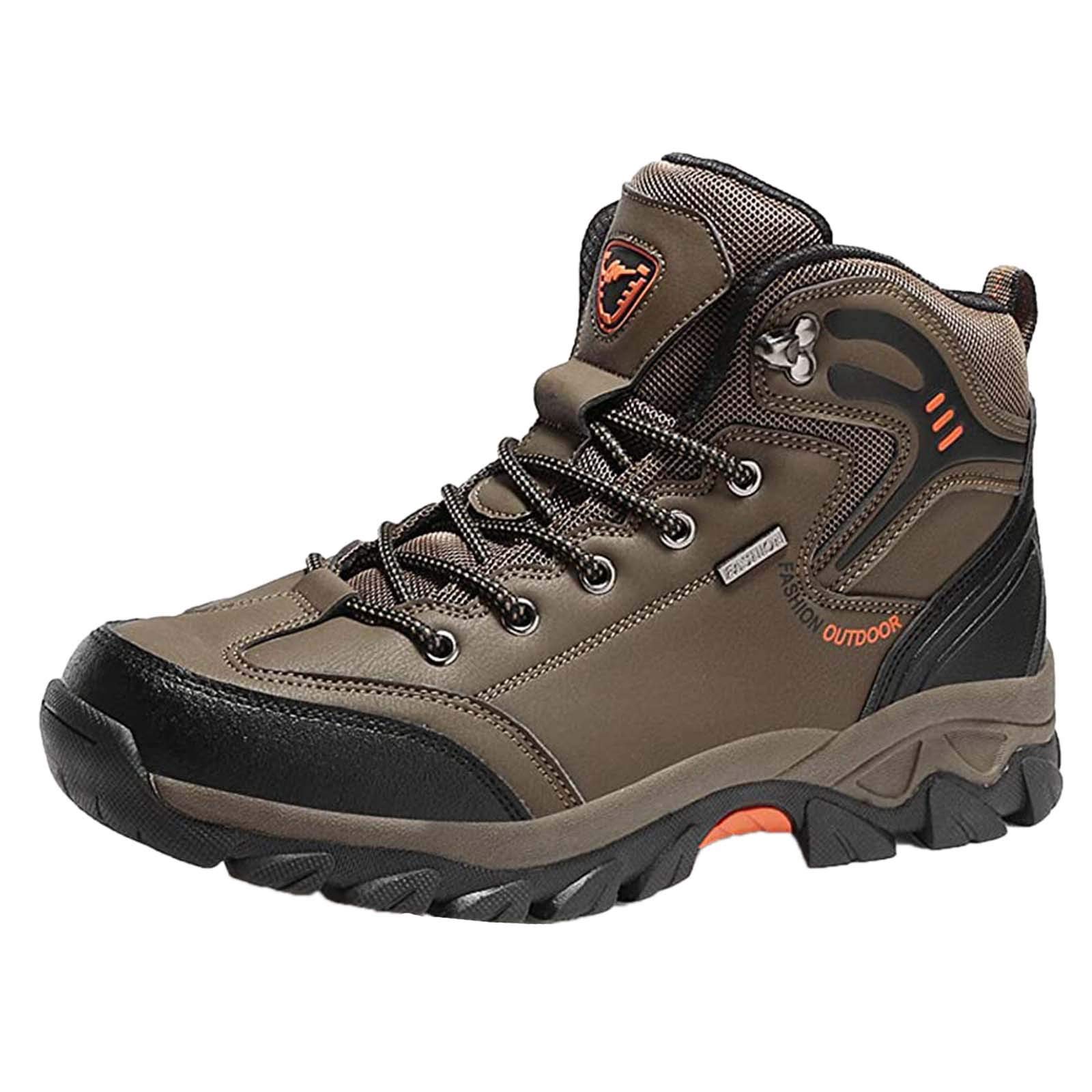 FAJIA Men's Breathable Mesh Hiking Shoes - Non-Slip Outdoor Walking & Climbing Shoes for Couples - Perfect for Trail Hiking, Mountain Climbing & Daily Wear